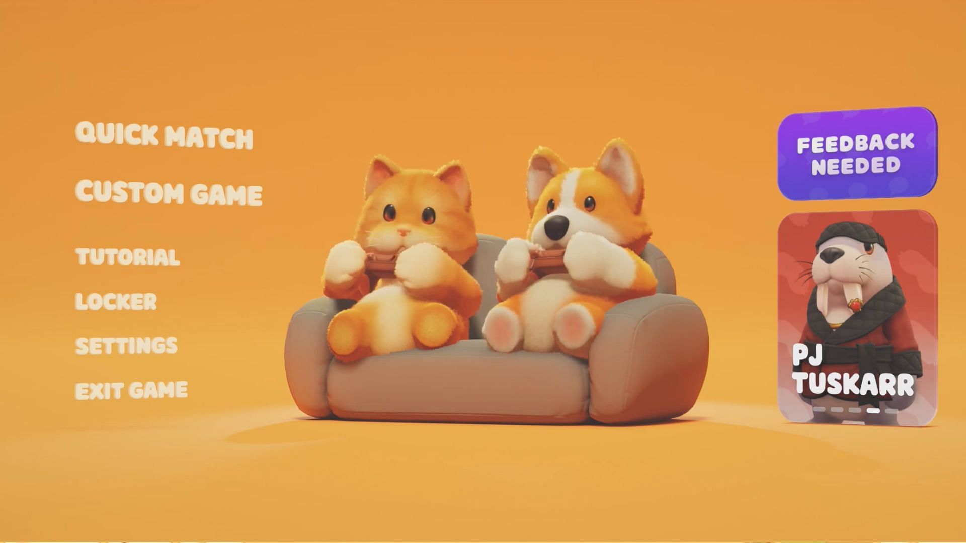 Choose Custom Game to create an offline match (Image via Recreate Games)